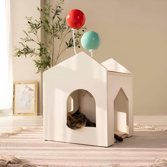 Modern Cute Wooden Cat Condo